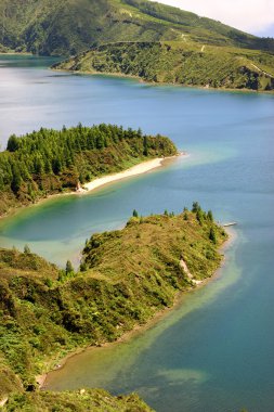 ateş içinde Azor Adası sao miguel Gölü