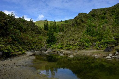 ateş içinde Azor Adası sao miguel Gölü