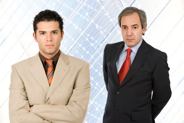 Two Business Men Standing Office — Stock Photo, Image