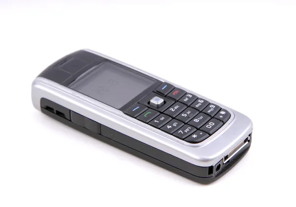 Telefon Komórkowy Szczegółów Białym Tle — Zdjęcie stockowe