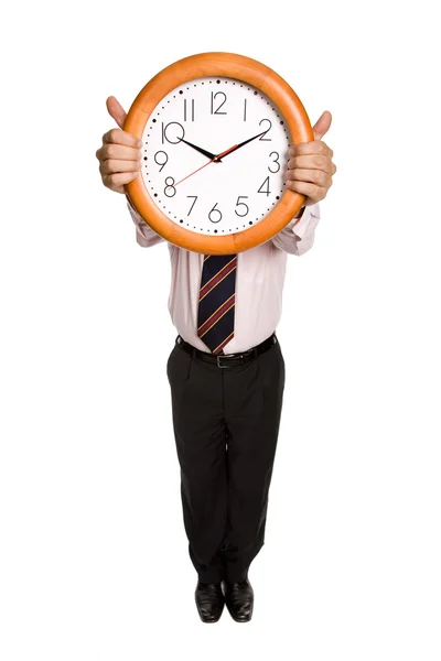 Holding clock — Stock Photo, Image