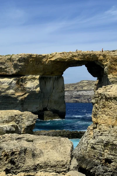 Dwejra Landmark Gozo Malta Island — Stok fotoğraf