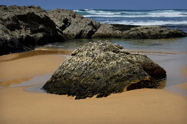 Kleine Strand Van Algarve Het Zuiden Van Portugal — Stockfoto