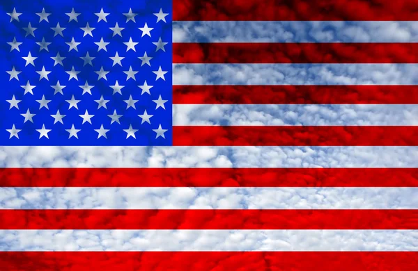 2.美利坚合众国国旗 — 图库照片