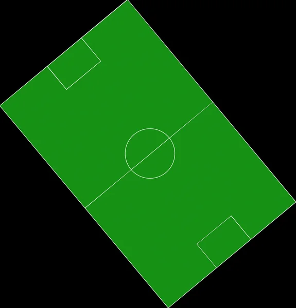 サッカー フィールドの図 — ストック写真