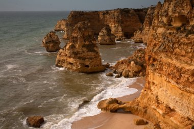 Portekiz algarve beach, ülkenin güneyinde