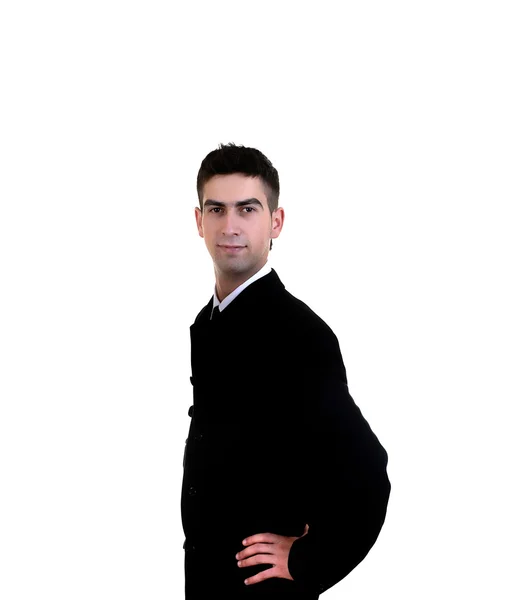Young Business Man Portrait White Background — Stock Photo, Image