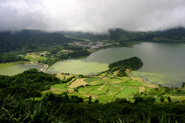 Siete Lago Ciudad Azores Isla Miguel —  Fotos de Stock