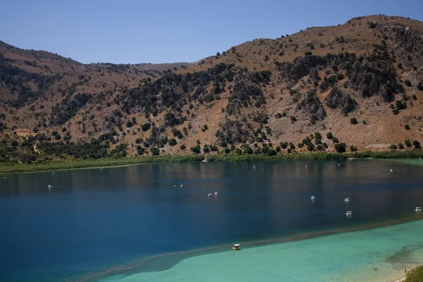 stock image Kournas lake