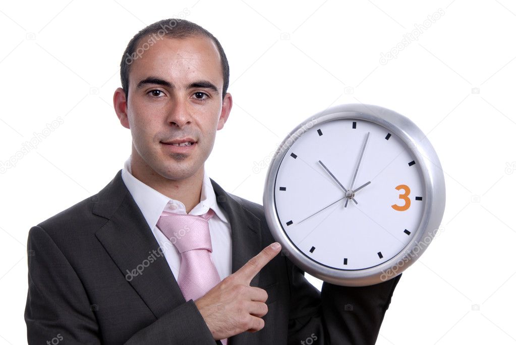 Clock man — Stock Photo © zittto #4870162