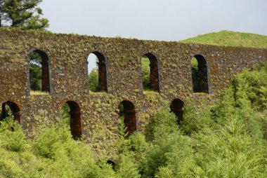 An old aqueduct in Sao Miguel island, Azores, Portugal