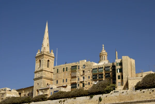 Oude Stad Van Valletta Het Eiland Van Malta — Stockfoto
