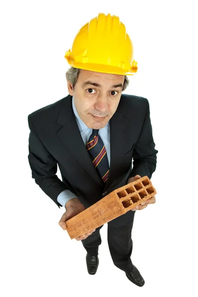 Brick man — Stock Photo, Image