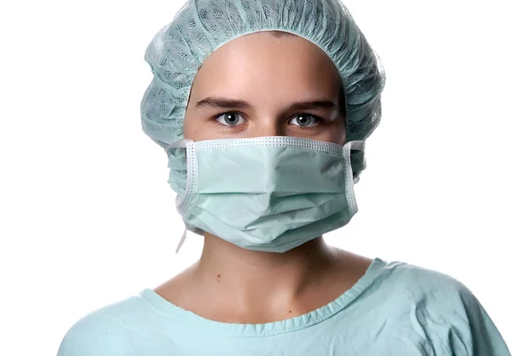 若い女性看護師ポートレート クローズ アップ画像 — ストック写真