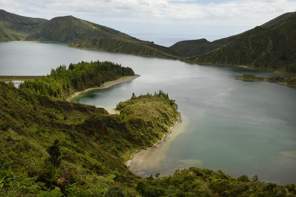 Lago Fuego Azores Isla Sao Miguel —  Fotos de Stock