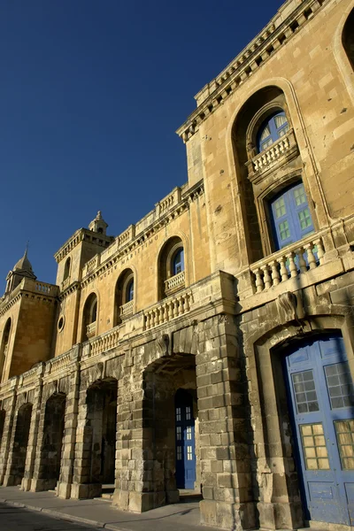 Antico Campanile Della Cattedrale Malta Dettaglio — Foto Stock