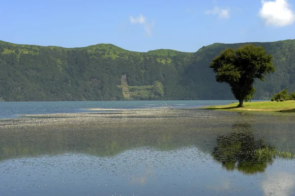 Αζόρες Επτά Λέικ Σίτι Στο Νησί Της Σάο Μιγκέλ — Φωτογραφία Αρχείου