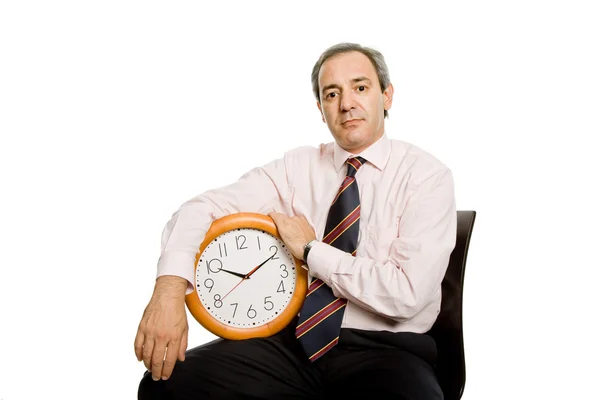 Clock man — Stock Photo, Image