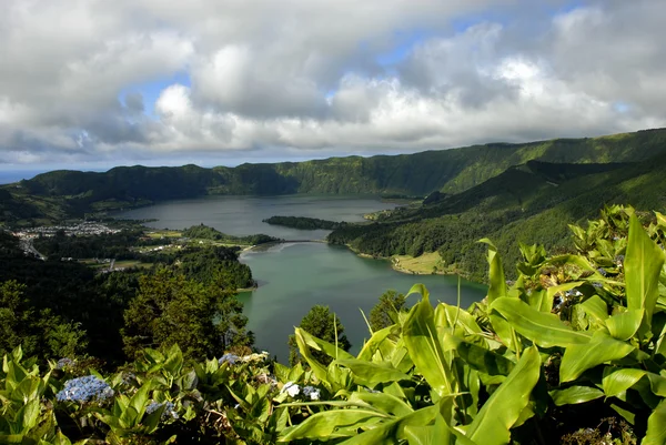 Miguel Gölde Azores Yedi Ada — Stok fotoğraf