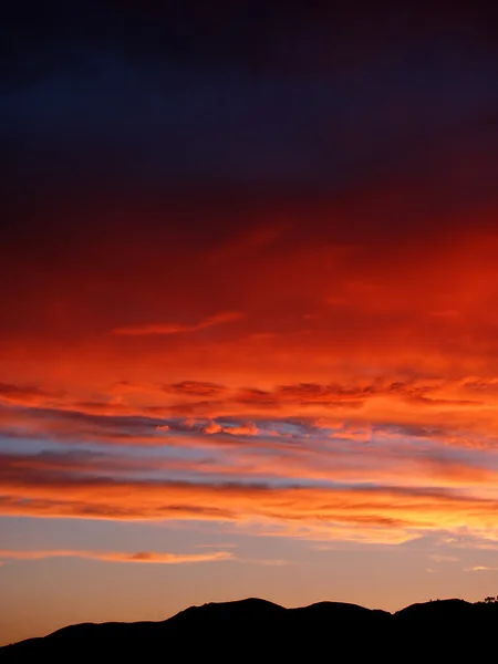 Zachód Słońca Górach — Zdjęcie stockowe