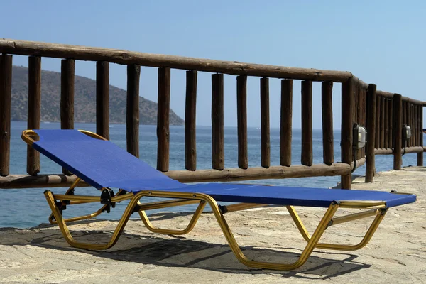 Hotel Židle Ostrově Kréta Řecko — Stock fotografie