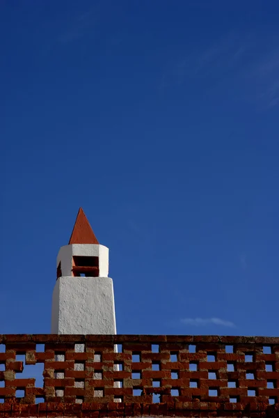 国の南で詳細にポルトガルの煙突 — ストック写真
