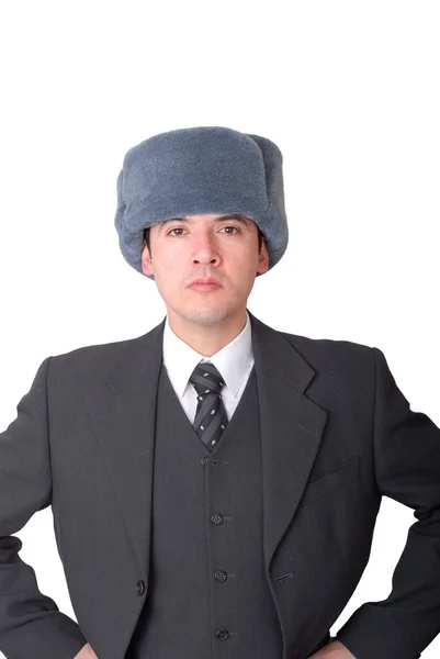 Uomo cappello — Foto Stock