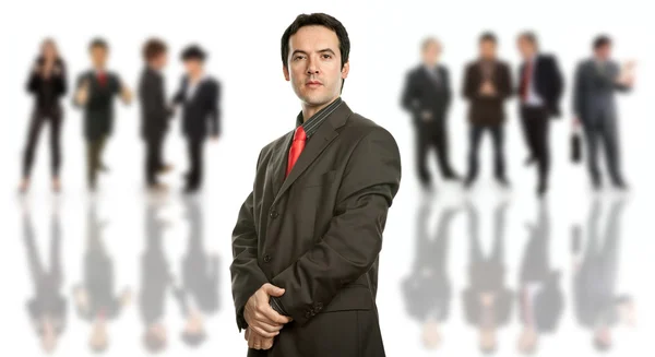ビジネスの男性といくつかの背面 — ストック写真