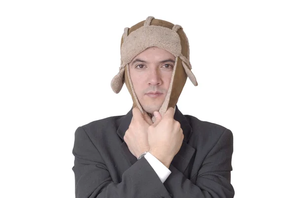Uomo cappello — Foto Stock