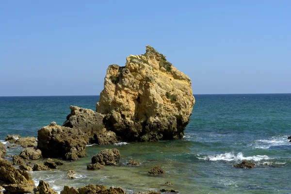Güney Portekiz Algarve Adlı Küçük Plaj — Stok fotoğraf