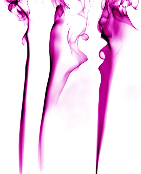 Абстрактный Цветной Дым Белом Фоне — стоковое фото