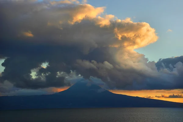 Sunset Pico Island — Stock Photo, Image
