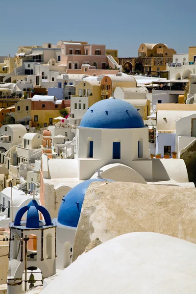 Weergave Van Oia Het Griekse Eiland Santorini — Stockfoto