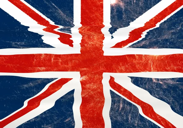 Egyesült Királyság Anglia Zászló Illusztráció Számítógép Generált — Stock Fotó