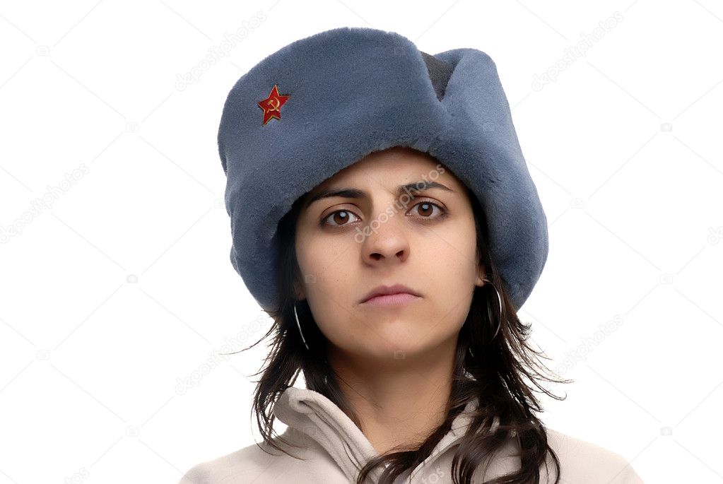 Onderdrukking Uitvoerder band Russische hoed ⬇ Stockfoto, rechtenvrije foto door © zittto #4886703