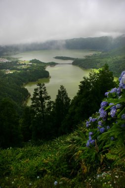 Azores lake clipart
