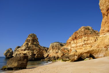 Portekiz algarve beach, ülkenin güneyinde