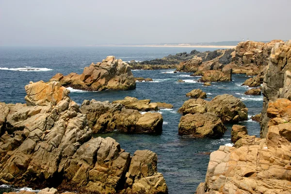 Portekizli Sahil Kayalar — Stok fotoğraf