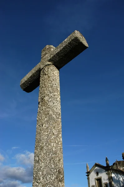 Крест Церковь Севере Португалии — стоковое фото