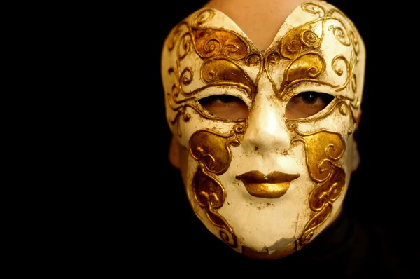 Dívka Benátské Masky — Stock fotografie