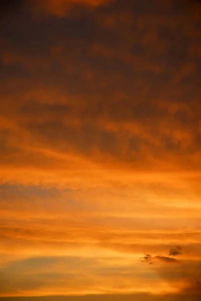 Západu slunce obloha — Stock fotografie