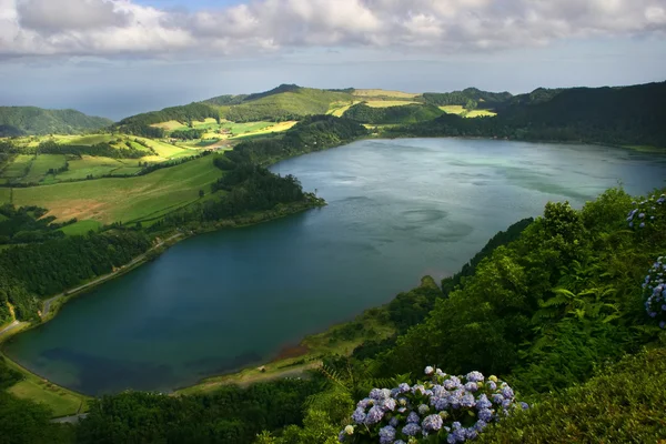 Lake Azoren — Stockfoto