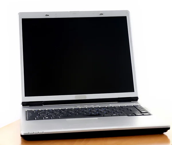 Beyaz Bir Arka Plan Üzerinde Izole Laptop Detay — Stok fotoğraf