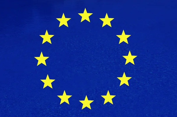 Flagge Europas — Stockfoto