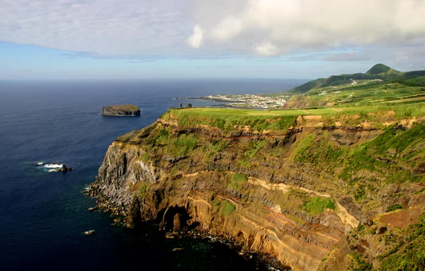 Penhasco Costeiro Dos Açores Ilha São Miguel — Fotografia de Stock