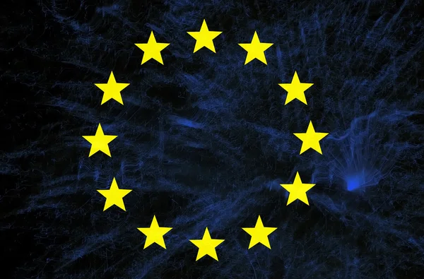 Flagge Europas — Stockfoto