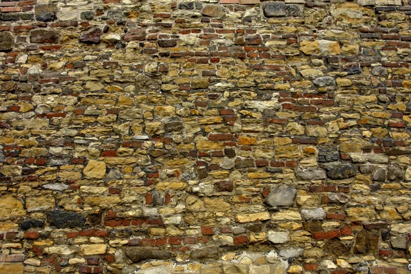 stock image Abstract textures of stones in a wall in prague