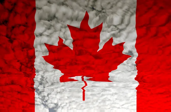 Flagge Kanadas — Stockfoto