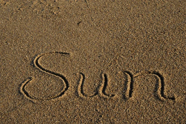 Słońce, piasek — Zdjęcie stockowe