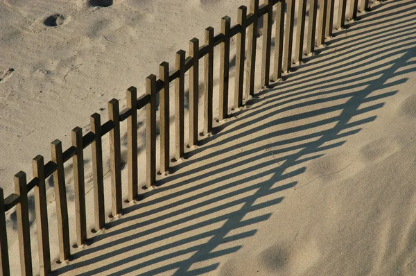 Fence Beach — Stock Photo, Image